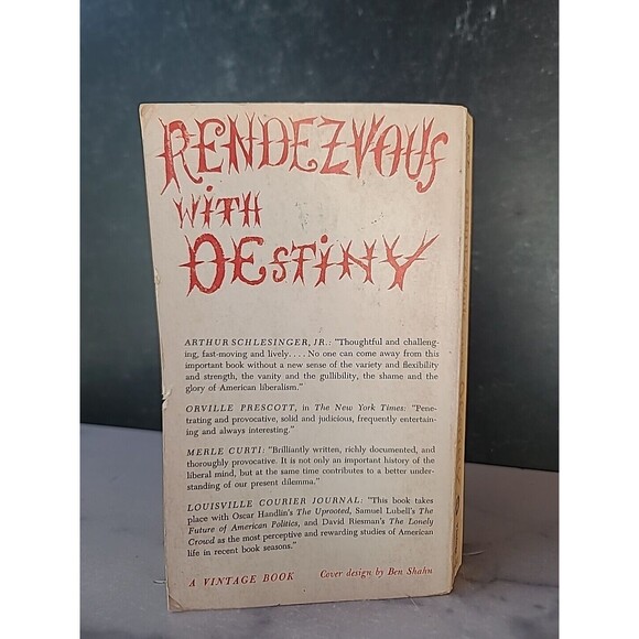 Rendezvous With Destiny By Eric F. Goldman Paperback - Picture 9 of 10